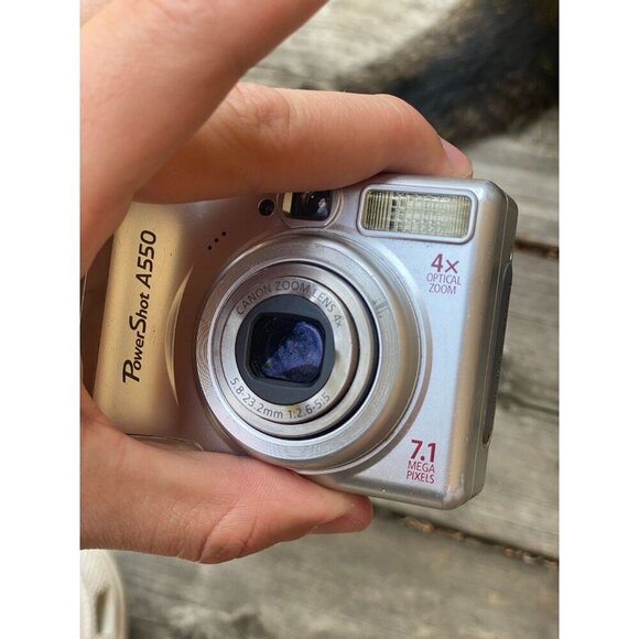 Canon PowerShot A550 Digital Camera UNTESTED 7.1MP 4x Optical Zoom - Picture 2 of 9